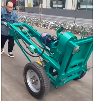 220V Einphasen-Elektrohydraulische Winch-betriebene Brunnenbohranlage mit Motor, Getriebe und Pumpe, hoher Wirkungsgrad, 100m Bohrtiefe für