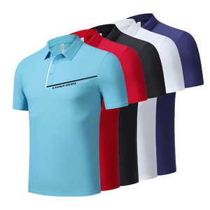 เสื้อโปโลแห้งเร็วแบบพอดีตัวสำหรับฝึกซ้อมเสื้อผ้าเทนนิสเสื้อออกงาน - Product Image 5