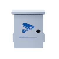 Caja de vigilancia resistente a la intemperie: carcasa exterior para monitoreo CCTV, adecuada para seguridad de áreas públicas
