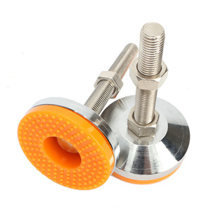 Pieds de nivellement robustes réglables en acier avec vis, diamètre de base 40mm 50mm 60mm, base en caoutchouc M12 M14 M16 pour meubles - Product Image 4