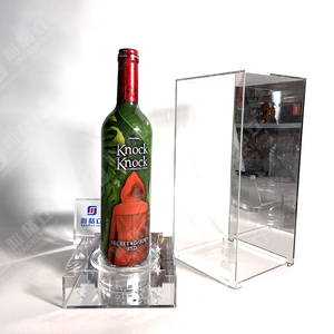 Bán buôn tùy chỉnh Acrylic chai rượu vang LED hiển thị trường Hợp cho rượu vang đỏ, rượu sâm banh, rượu, whisky, bia, chai nước giải khát - Product Image 4