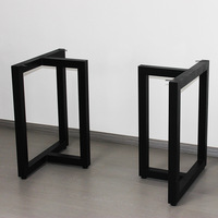 Supports de table en métal personnalisables, usinés CNC, certifiés CE, pour tables de salle à manger, de café ou de bureau