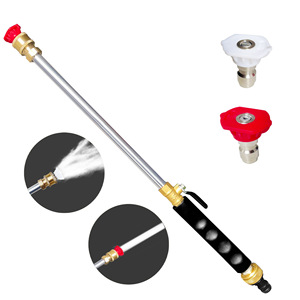 Pistola de agua de alta presión con boquilla de acero inoxidable de 450 mm para lavado de coches, jardinería y limpieza - Product Image 5