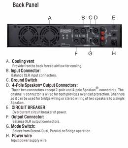 Berase Home Amplificadores digitales Amplificador de potencia de audio 600W Amplificador de potencia de 2 canales <span class=keywords><strong>Ecualizador</strong></span> de control independiente - Product Image 5