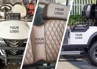 Carro de Golf de 4 Plazas y 72V con Batería de Litio, Homologado por el DOT para Ranchos en EE. UU., con Color Personalizado y Espacio de Carga Trasero Personalizable
