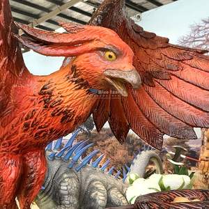 Sculpture de Phénix animatronique de créature <span class=keywords><strong>divine</strong></span> antique personnalisée - Product Image 5