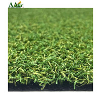 Gazon synthétique AAG, tapis de gazon artificiel, 10 mm, 12 mm, 15 mm, intérieur/extérieur, terrain de golf, gazon artificiel pour putting green