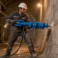 Marteau perforateur pneumatique Y26, haute efficacité, pour forage de puits, secours d'urgence en métro, installation de canalisations