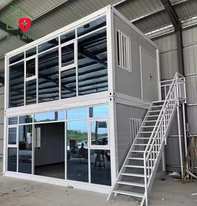 Casa Contenedor Modular Apilable de Montaje Rápido, Villa Prefabricada en Paquete Plano para Hotel o Dormitorio - Product Image 6