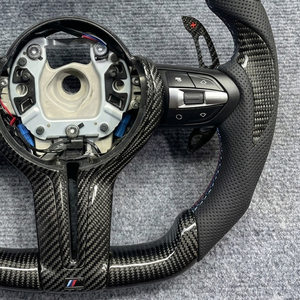 <span class=keywords><strong>Volant</strong></span> de performance en fibre de carbone <span class=keywords><strong>pour</strong></span> BMW Série F à fond plat <span class=keywords><strong>F1</strong></span> Racing Horn - Accessoire de performance sur circuit - Product Image 2