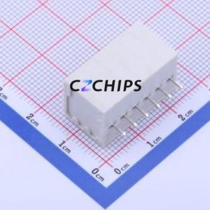 KF239-3.5-6P Spring Terminal Block Through hole Component (THT),P=3.5mm Connector 1x6P 3.5mm White 6P - Product Image 2