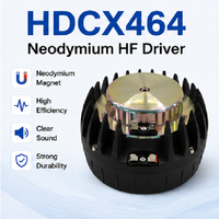 HDCX464 Haut-parleur à compression néodyme 1,4" VC, 220+160W AES, 8+8 Ohm pour système de sonorisation PA