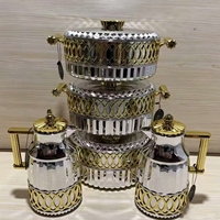 Ensemble de 3 chauffe-plats isothermes pour cuisine familiale moderne, comprenant des récipients de 3L, 3.6L, 4.6L, et un ensemble de 1L+1L, pour la table quotidienne