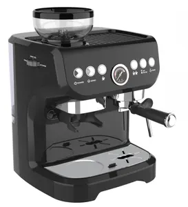 Pembuat Keurig Mewah 3 Dalam 1, Mesin Kopi Espresso Pompa 15 Bar Profesional dengan Penggiling