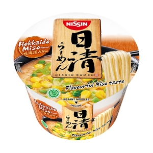 Bol de ramen miso Hokkaido Fourniture en vrac de soupe instantanée de nouilles japonaises aromatisée au soja épicé Frit sec Ramen Hot Pack - Product Image 1