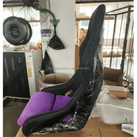 Siège baquet rouge de haute qualité de style RECARO SRS pour voiture de course, siège de voiture modifié avec fonction de dégagement rapide, siège semi-baquet