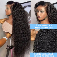 Perruques Lace Front en Cheveux Humains Brésiliens 100% Naturels de 30 Pouces, Fournisseur de Perruques Lace Front HD Ondulées Profondes Sans Colle en Cheveux Bruts 13x4 13x6