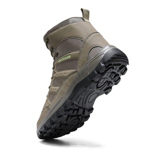 <span class=keywords><strong>Botas</strong></span> Tácticas de Combate para Desierto - Calzado Impermeable de Media Altura con Protección de Tobillo para <span class=keywords><strong>Hombre</strong></span>, Estilo Militar - Product Image 2