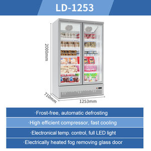 Enfriador <span class=keywords><strong>de</strong></span> bebidas <span class=keywords><strong>de</strong></span> supermercado <span class=keywords><strong>de</strong></span> doble puerta, <span class=keywords><strong>precio</strong></span> <span class=keywords><strong>de</strong></span> fábrica, equipo <span class=keywords><strong>de</strong></span> refrigeración Comercial, escaparate <span class=keywords><strong>de</strong></span> puerta <span class=keywords><strong>de</strong></span> <span class=keywords><strong>vidrio</strong></span>, venta al por mayor - Product Image 4