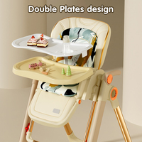 Chaise haute pour bébé à succès avec mode balancelle : libérez les mains de maman et apaisez bébé pour qu'il s'endorme