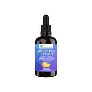 Best Selling HealthFood Green Tea Extract Liquid Drops 2 FL OZ Pineapple Flavor Antioxidant Boost Dietary <b>Supplement</b> - Product Image 1