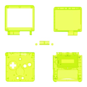 ชุดอัพเกรดคอนโซลพกพาแบบใสสำหรับ GBA SP - ติดตั้งง่าย ตัวเครื่องและปุ่ม GBA SP - Product Image 6