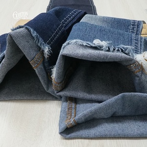 SIXCOTTON Buena Resistencia al Lavado 41% Algodón 38% Poliéster 20% Fibra Regenerada 1% Elastano <span class=keywords><strong>200D</strong></span> Twill OE Poliéster Elástico Denim - Product Image 6