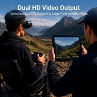 Prêt à expédier : Liaison vidéo fibre optique HD 1080P pour drone industriel, idéale pour l'inspection de grottes, avec OSD complet Betaflight et faible latence