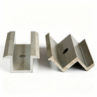 Base en aluminium pour support de montage solaire, base de support sismique soudée galvanisée à chaud pour fixations en profil C