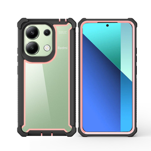 Custodia per telefono Honatop trasparente resistente per Xiaomi <span class=keywords><strong>REDMI</strong></span> NOTE13 14 15 PRO PLUS 4G 5G, <span class=keywords><strong>cover</strong></span> antiurto colorata combinata - Product Image 5