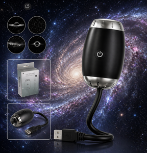 Lampe de toit USB VANTONE effet ciel étoilé pour voiture, projecteur LED d'ambiance intérieure, éclairage décoratif automobile nocturne - Product Image 1