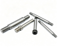 OEM ODM CNC/Électroérosion à fil, Axe trempé fileté double extrémité avec rainure pour bague de retenue, Acier inoxydable 304 45 #   Acier au carbone