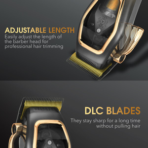 Dansong Hair Clipper 91270 <b>Brushed</b> Motor Electric Aluminum Alloy Charging Model 7000-9000rpm - Product Image 3