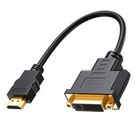 <strong>Best</strong> <strong>Selling</strong> 1.5 Meter DVI-D Dual Link 24+1 to HDMI Converter Cable Gold Plated 6.6FT Black for LCD DVD HDTV XBOX <strong>PS3</strong> hdmi Cable