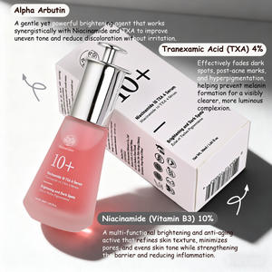 Suero Facial Blanqueador con Niacinamida Fermentada al 10% y TXA al 4%, Alfa Arbutina, Corrector de Manchas Oscuras y Melasma para Uso Doméstico o Profesional en SPA - Product Image 5