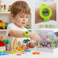 Montre-bracelet amusante et durable pour enfants, pour un usage quotidien, styles dinosaure et robot