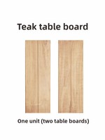 Table pliante d'extérieur en teck pour le glamping, portable, pour le camping, le rangement, le barbecue, le pique-nique, les excursions en voiture, mobilier d'extérieur