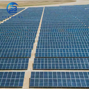 Estructura de marco de soporte de panel solar comercial de producción rápida Estructura de montaje solar Sistema de estantería de tierra - Product Image 5