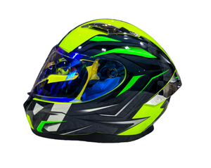 CL-Casco de Motocicleta de Cara Completa para Adulto, Aletas Reemplazables con Acabado en Negro Mate Transparente, Carcasa de ABS Universal para Todas las Estaciones, Novedad de 2017 - Product Image 1