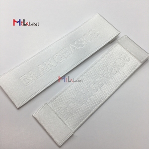 Bán Buôn Tùy Chỉnh Nhãn Hiệu Riêng Quần Áo Nhãn Thiết Kế Logo Quần Áo Tagger Nhãn Satin Với End-Fold Quần Áo Tag - Product Image 4