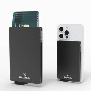 ที่ใส่บัตรเครดิตอะลูมิเนียม CardHoda ขนาด 4 นิ้ว ดีไซน์มินิมอล สำหรับใส่ในกระเป๋าสตางค์ ป้องกัน RFID ด้วยแม่เหล็ก หนา 30 มม. น้ำหนักเบา 50 กรัม - Product Image 1
