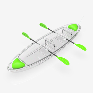 Kayak Trasparente in Policarbonato, Barca con Fondo Trasparente, Kayak Cristallino Portatile per Laghi Panoramici - Product Image 6