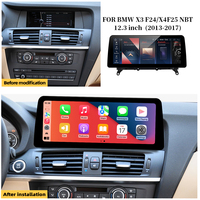 Pantalla Android de 12.3" para BMW X3 F25 X4 F26, Snapdragon de 8 Núcleos, CarPlay Inalámbrico, GPS, Navegación, Amplificador DSP, Compatible con Modelos 2013-2017