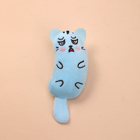 Jouet en peluche pour chat YH, forme d'animal mignon, avec herbe à chat, jouet interactif pour le nettoyage des dents, vente chaude