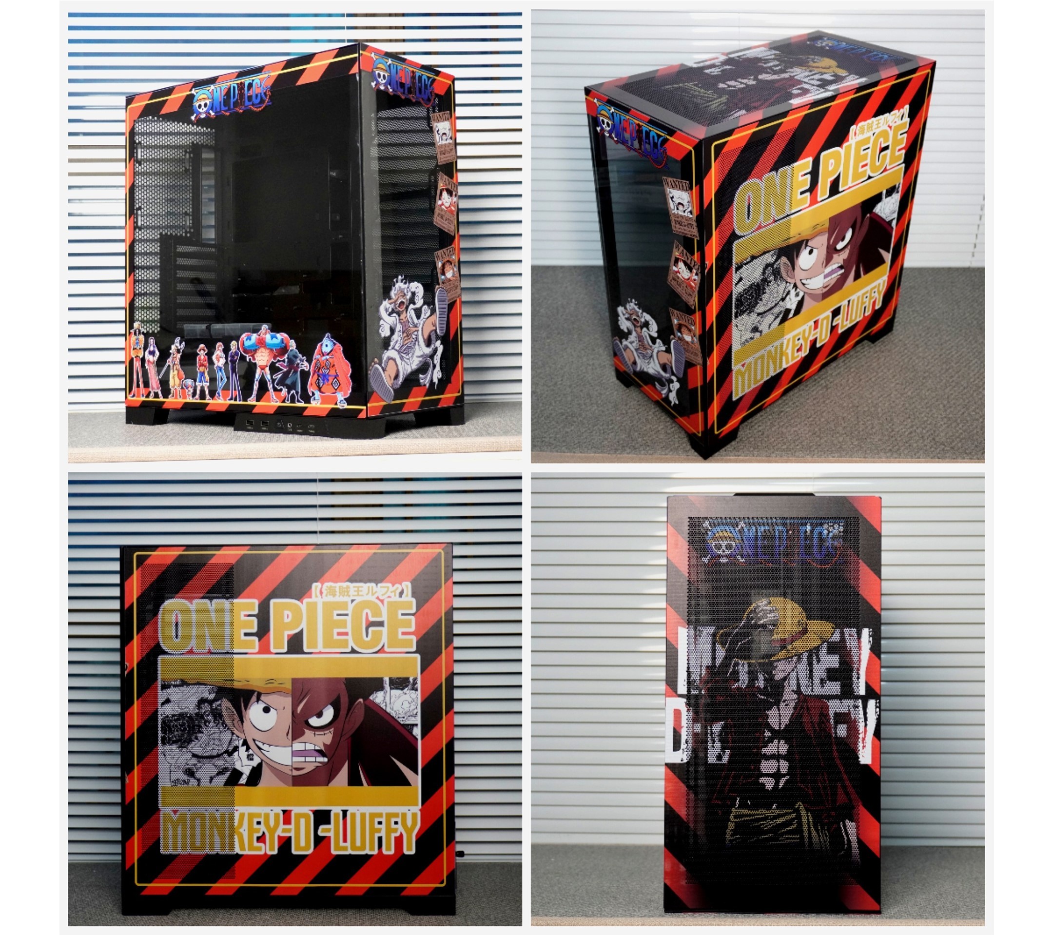 Customized Cartoon Computer Cases Cool Luffy Zoro Chopper One