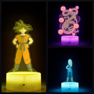Điều khiển từ xa 16 màu Bóng Rồng <span class=keywords><strong>Goku</strong></span> 3D mô hình anime Halloween Led in màu nhỏ được chứng nhận - Product Image 3