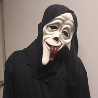 Masque de squelette respirant Ecowalson pour adulte, idéal pour Halloween, cosplay, effrayant, accessoires de jeu de rôle pour fêtes
