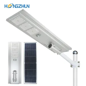 Factory Direct IP65 Solar LED Street Light 50w 100w 150w Remote Light Control All in One Aluminum Outdoor Street Lamp Garden