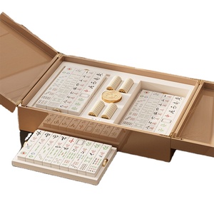 China Luxury Custom <strong>Wooden</strong> <strong>Box</strong> 144 Mahjong Set <strong>Wooden</strong> Gift case <strong>Box</strong> Majiang <strong>Box</strong> Majiang Set - Product Image 1