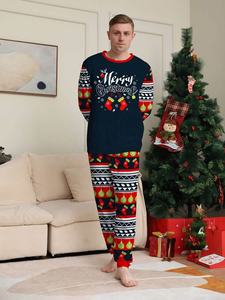 Ensemble <span class=keywords><strong>de</strong></span> pyjamas assortis pour la famille <span class=keywords><strong>de</strong></span> Noël 2025 personnalisé-Mère Fille Père Fils Tenue <span class=keywords><strong>de</strong></span> nuit confortable - Product Image 2